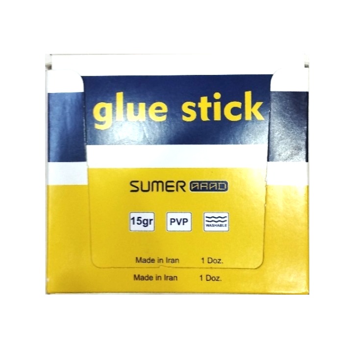 چسب ماتیکی glue stick بسته 12 عددی