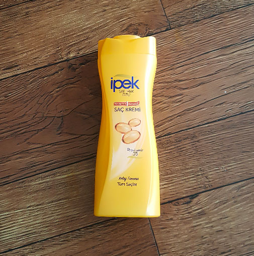 ipek-sac-kremi-provitamin-b5-shampoo شامپو نرم کننده مو ipek ایپک مدل Provitamin B5 زرد