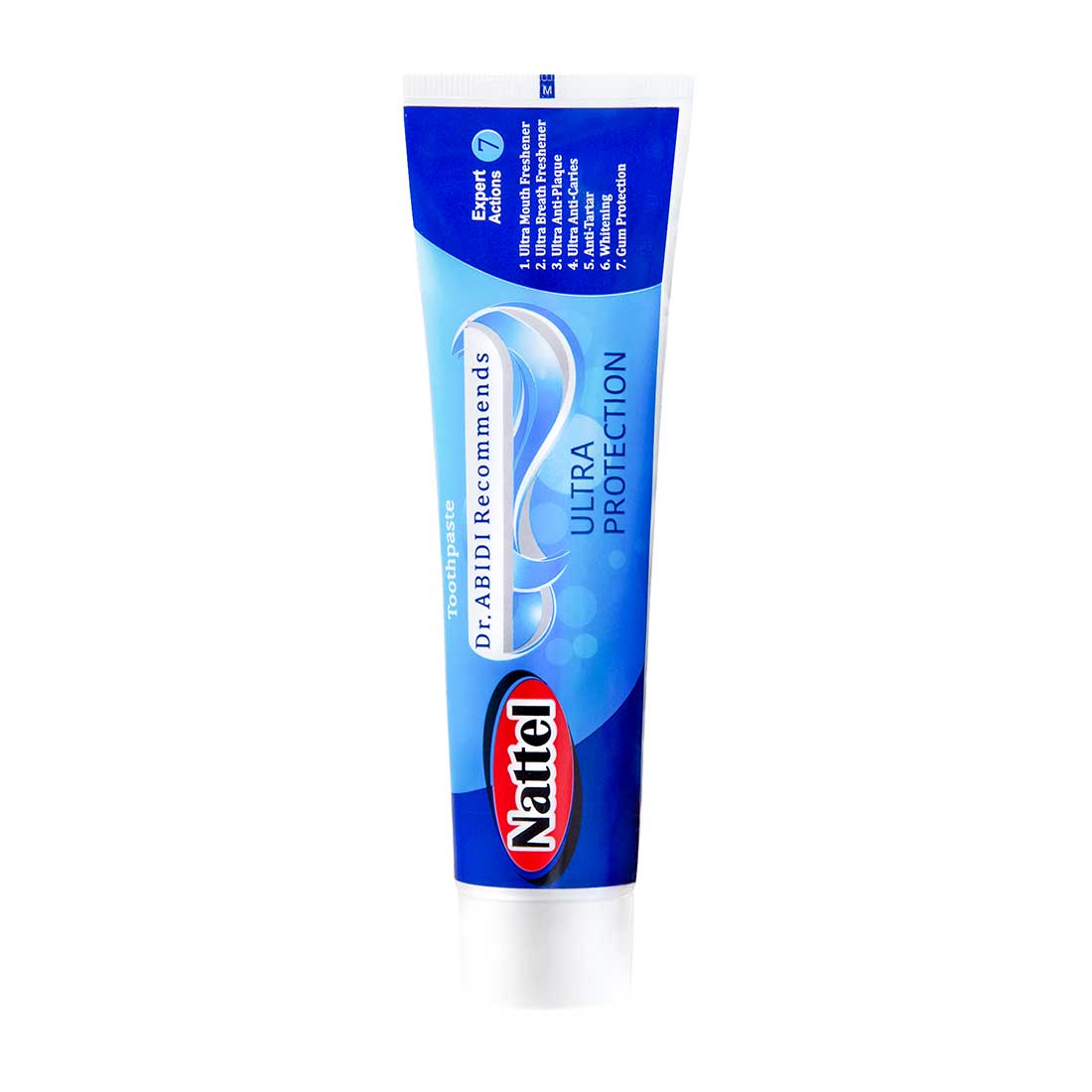 mesvak-nattel-7-kareh خمیر دندان ناتل مدل Ultra Protection حجم 120 میلی لیتر