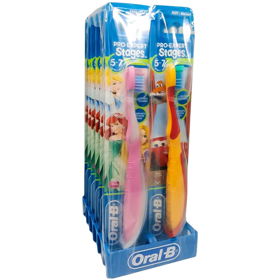 mesvak-kodak-oral-b-5-7-sal-toothbrush-child1 مسواک اورال بی مخصوص کودکان 5-7 سال بسته 96 عددی (کارتنی)
