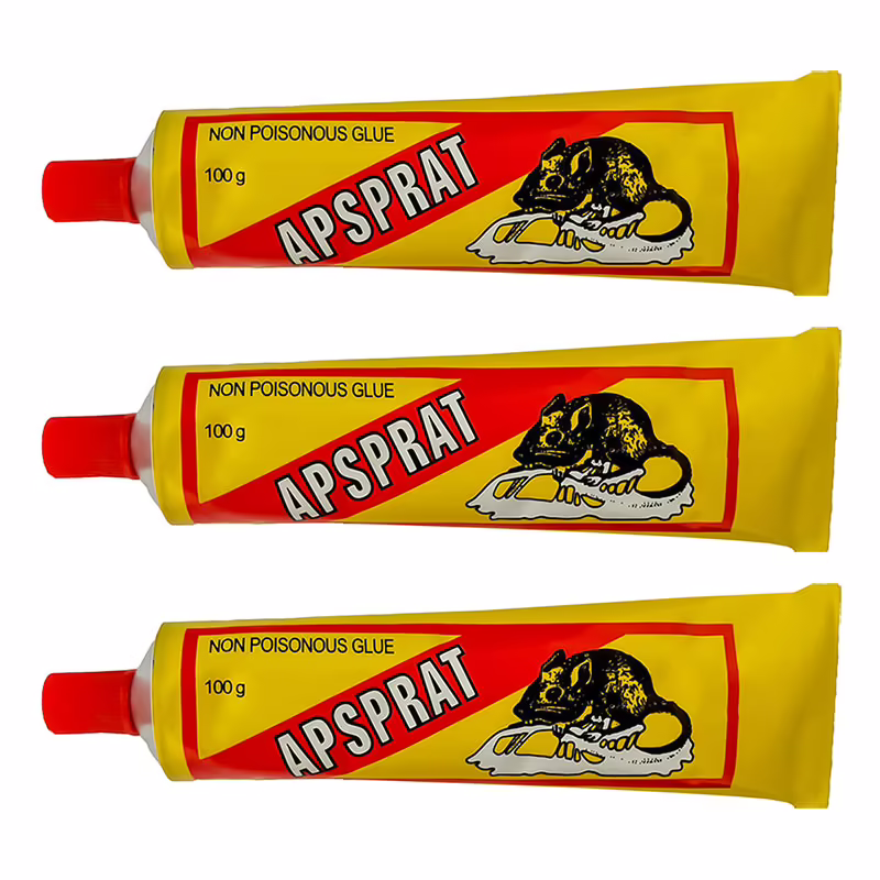 chasb-mosh-apsprat-100g-24-adadi-pcs-omde چسب موش apsprat مدل تیوپی حجم 100 میلی گرم بسته 24 عددی