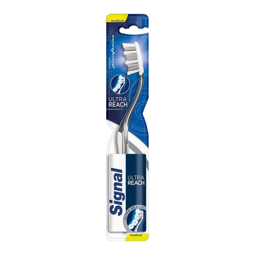 مسواک سیگنال مدل Ultra Reach برس متوسط بسته 12 عددی مسواک سیگنال مدل Ultra Reach برس متوسط بسته 12 عددی