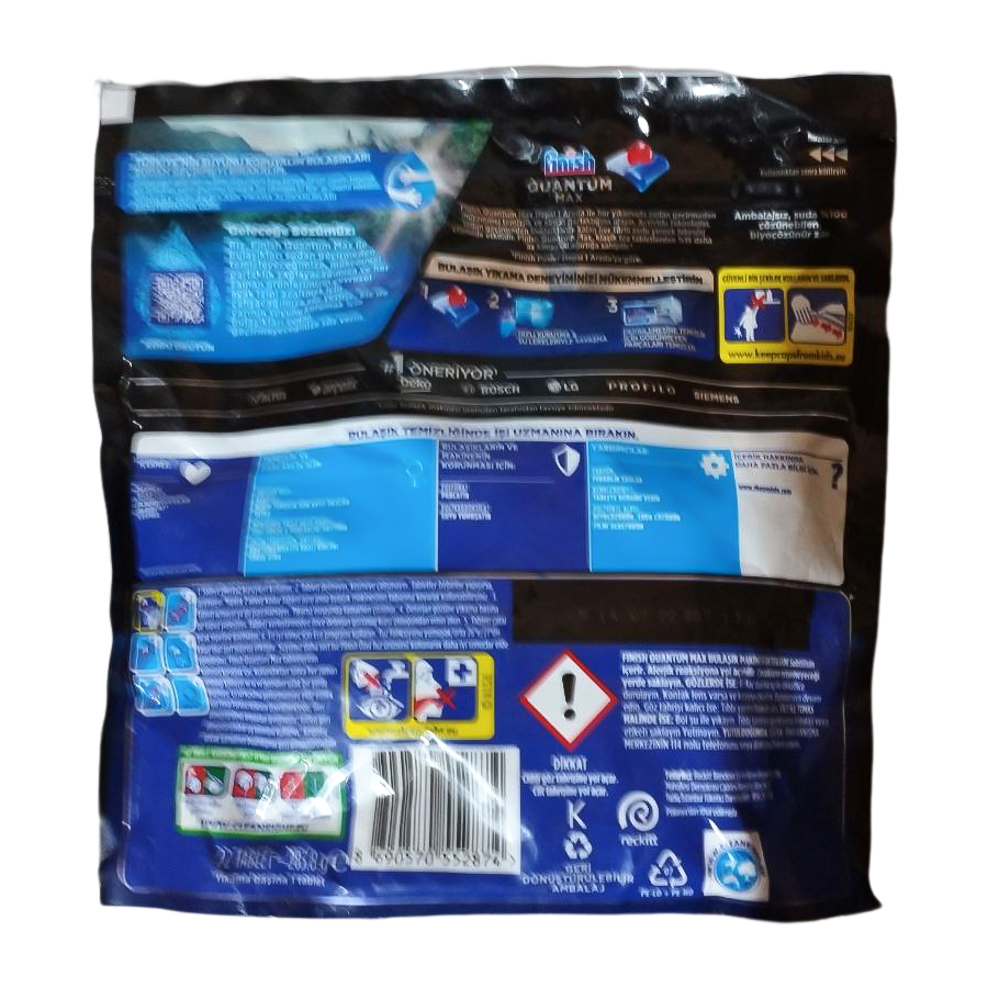 قرص ماشین ظرفشویی فینیش مدل Quantum Hepsi 1 Arada بسته 22 عددی قرص ماشین ظرفشویی فینیش مدل Quantum Hepsi 1 Arada بسته 22 عددی