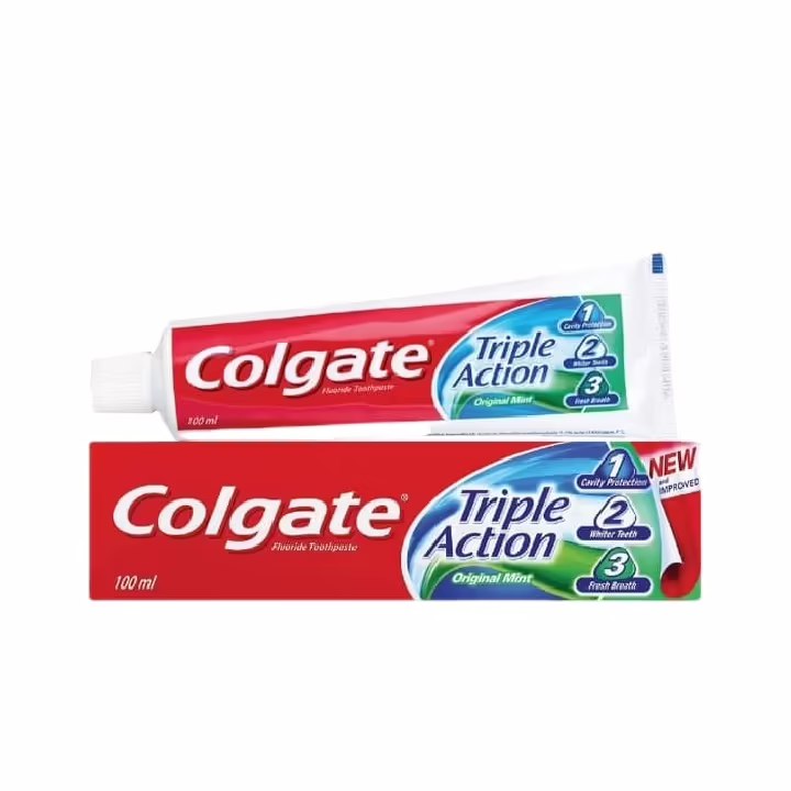 خمیر دندان کلگیت مدل Triple Action حجم 100 میلی لیتر بسته 12 عددی خمیر دندان کلگیت مدل Triple Action حجم 100 میلی لیتر بسته 12 عددی