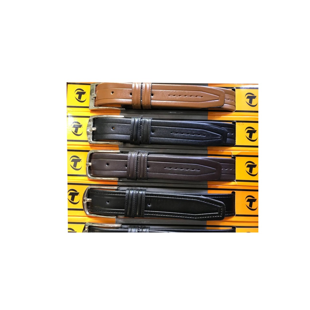 کمربند 3.5 سانت دو رو چاپی مشابه چرم بسته 6 عددی کمربند 3.5 سانت دو رو چاپی مشابه چرم بسته 6 عددی