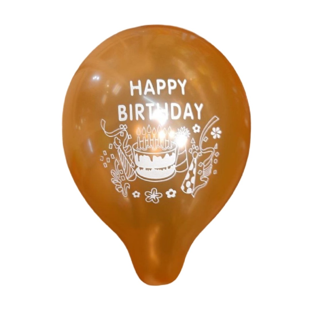 بادکنک Happy Birthday بسته 100 عددی