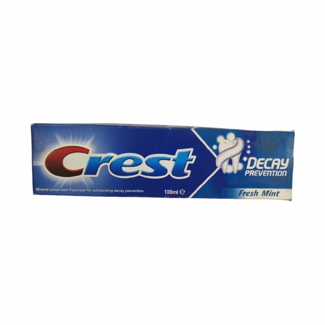 خمیر دندان کرست مدل DECAY PREVENTION حجم 100 میل بسته 12 عددی