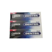 خمیر دندان زغالی DENTSIL بسته 12 عددی
