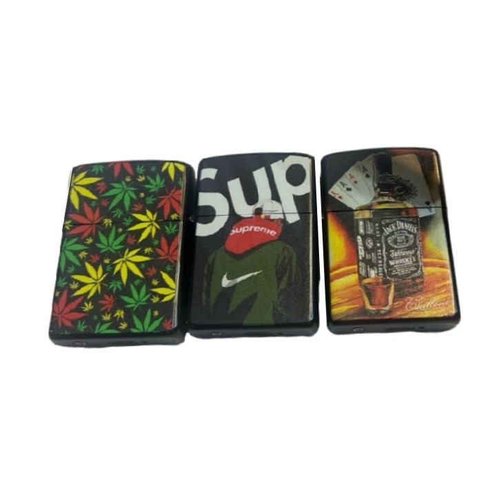 فندک طرح زیپو المنتی بسته 20 عددی