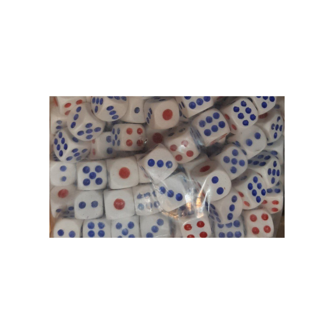 تاس بازی 15 میل خارجی بسته 500 عددی