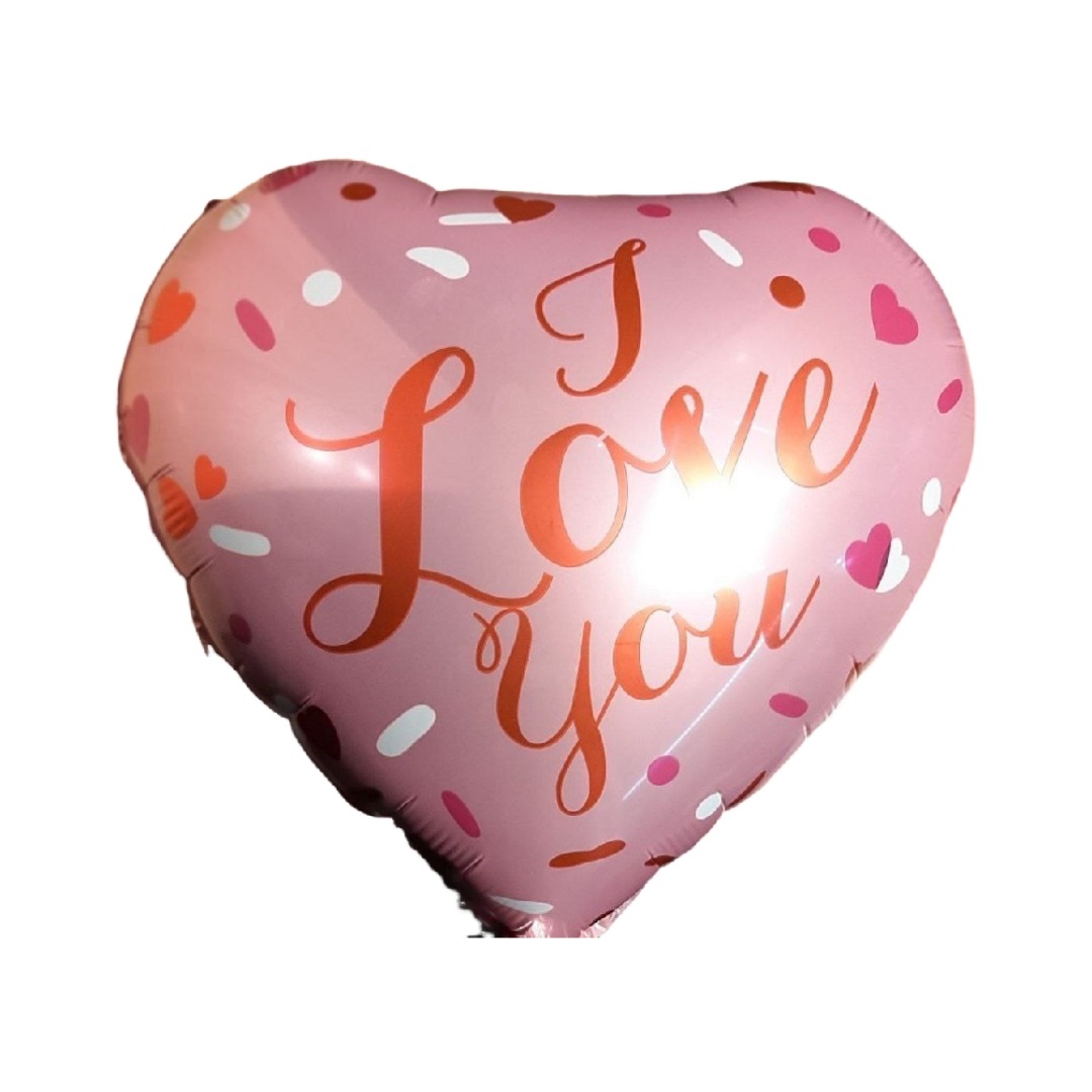 بادکنک فویلی مدل قلب طرح I love you بسته 50 عددی بادکنک فویلی مدل قلب طرح I love you بسته 50 عددی