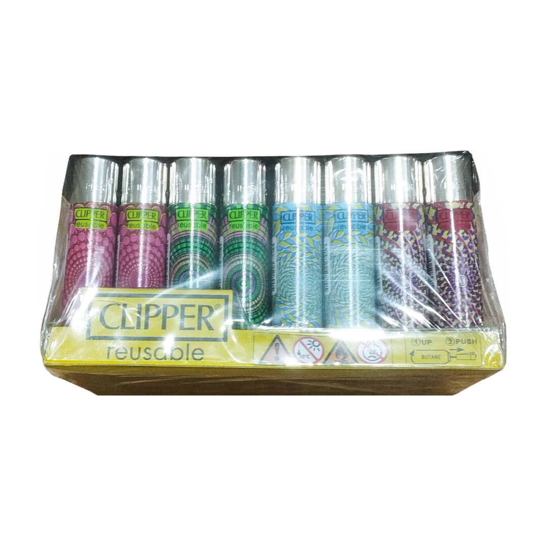 فندک سنگی کلیپر مدل Reusable بسته 48 عددی