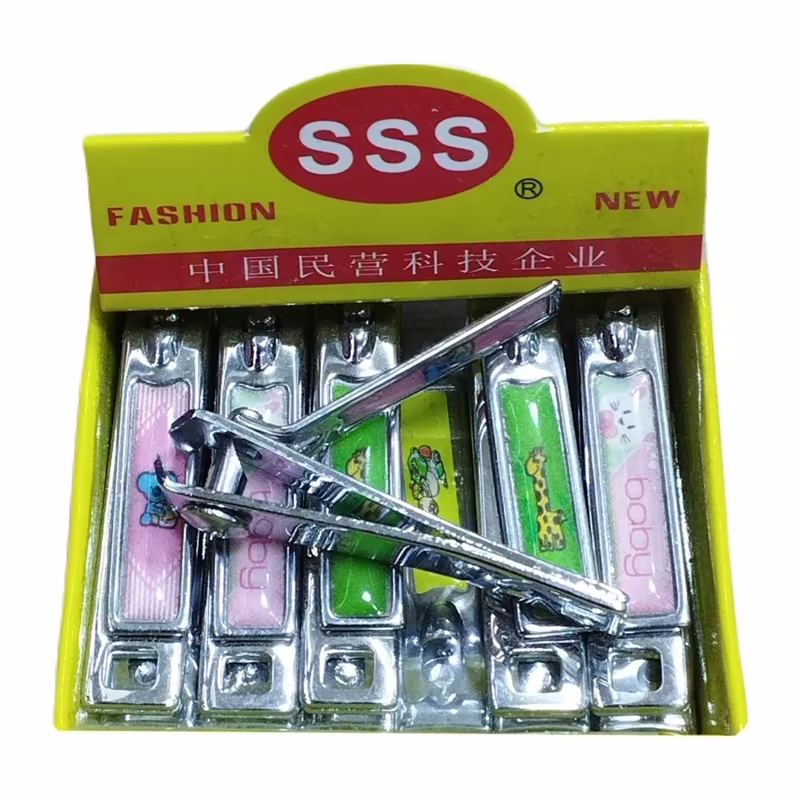 ناخن گیر کودک sss طرح حیوانات بسته 12 عددی