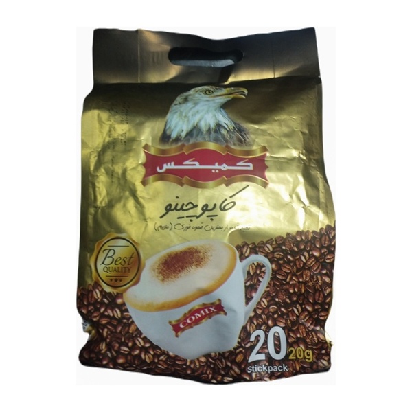 کاپوچینو گلد کمیکس بسته 20 عددی