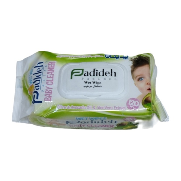 دستمال مرطوب کودک پدیده 120 عددی بسته 12 عددی