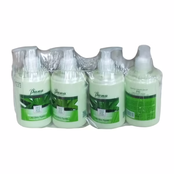 کرم آبرسان پمپی پانا مدل Aloe vera حجم 200 میلی لیتر بسته 24 عددی