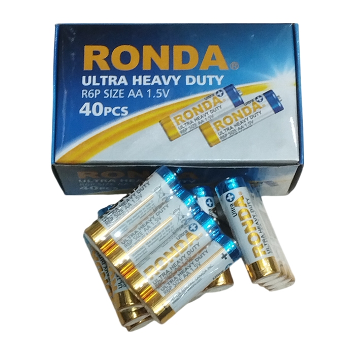 باتری قلمی روندا مدل ULTRA بسته 40 عددی