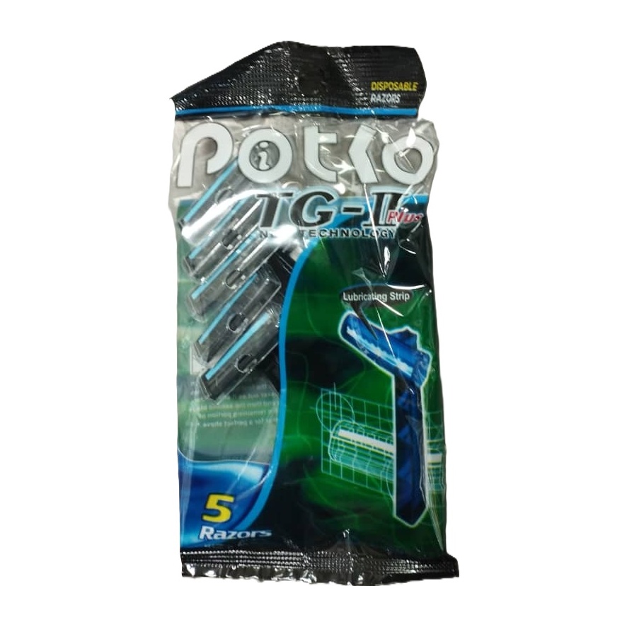 ژیلت پوتکو 2 لبه TG-II پاکت 5 عددی بسته 20 عددی