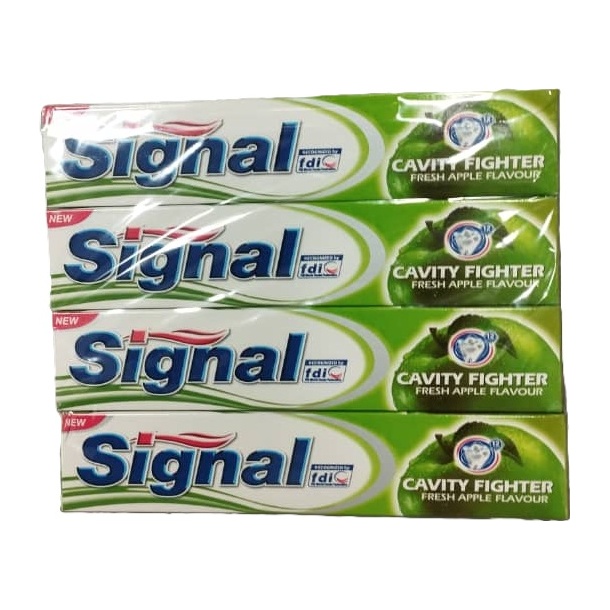 خمیر دندان سیگنال 50 میل با رایحه سیب بسته 12 عددی