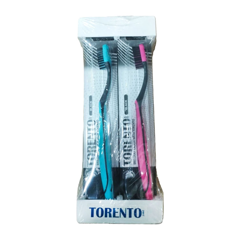 مسواک تورنتو مدل 2007 زغالی بسته 12 عددی